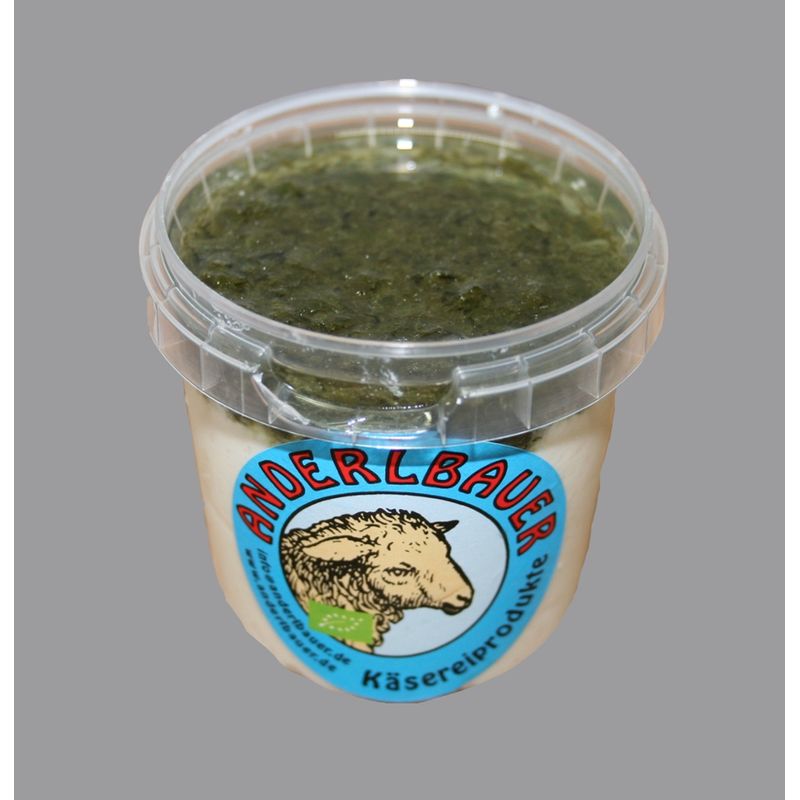 Anderlbauer Schaffrischkäsetöpfchen Bärlauch Pesto Bio - Produktbild