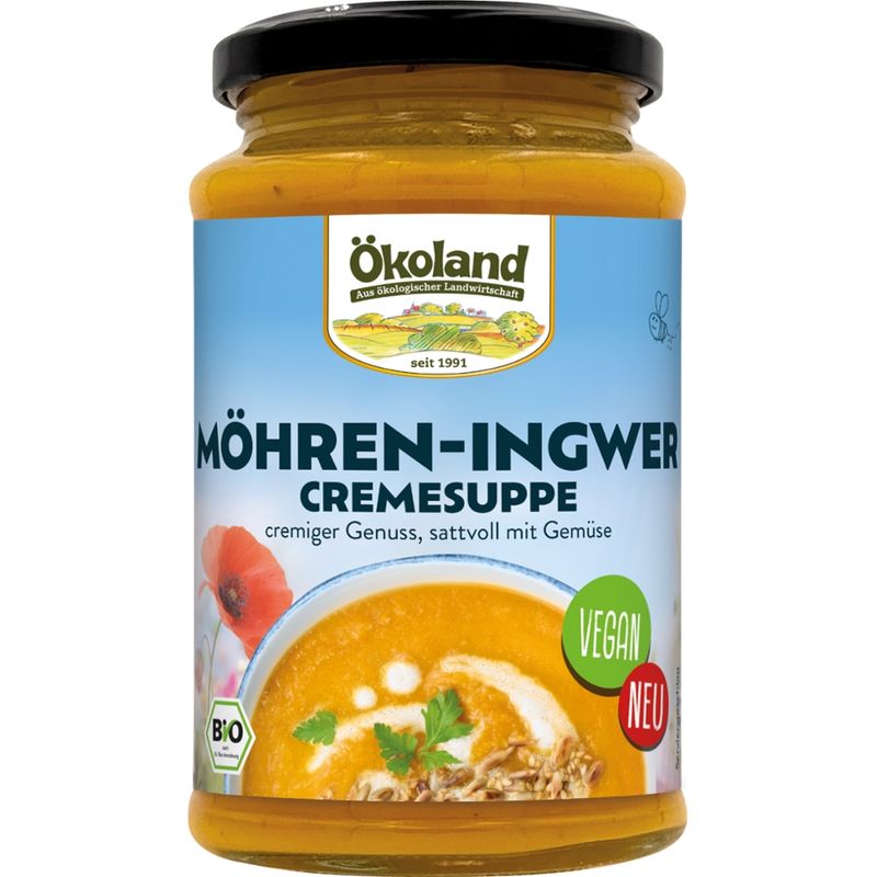 ÖKOLAND Möhren-Ingwer Cremesuppe - Produktbild