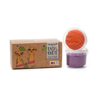 Bio Easy-Knete 2er Set SURI - violett/orange - Produktbild