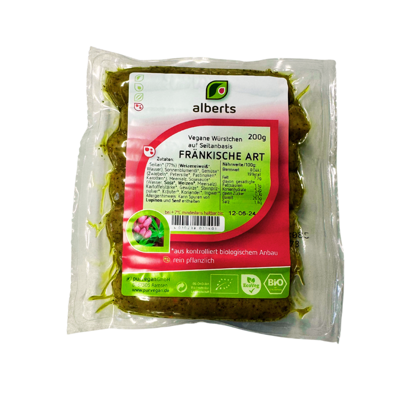 Alberts Seitanwürstchen fränkische Art - Produktbild