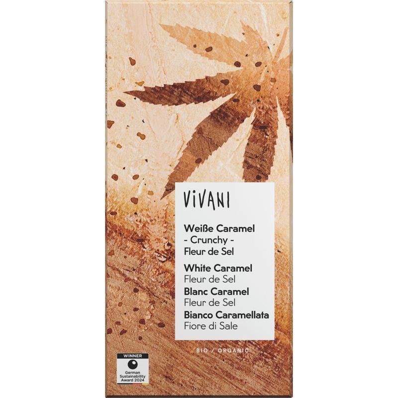 Vivani Weiße Vanille Hanf Caramel Crunch - Produktbild
