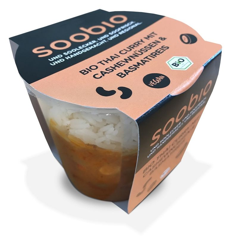 Jouis Nour Thai Curry mit Cashewnüssen und Basmatireis 320g - Produktbild