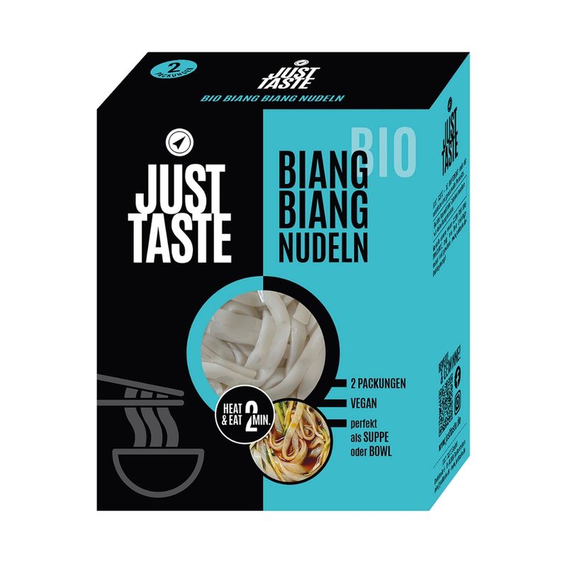 Just Taste Just Taste Bio Biang Biang Nudeln - Produktbild