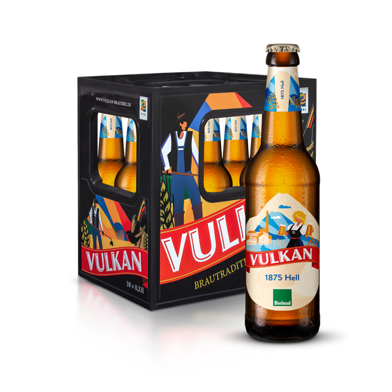 VULKAN Vulkan BIO 1875 Hell 10x0,33l LN - Produktbild
