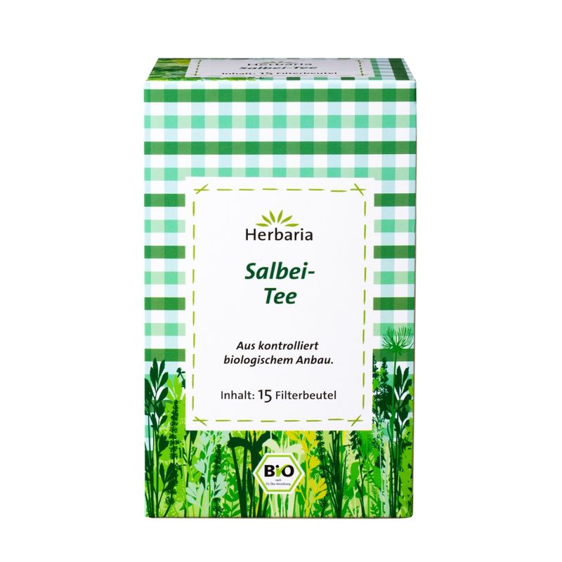 HERBARIA Salbei-Tee bio 15 Filterbeutel - Produktbild