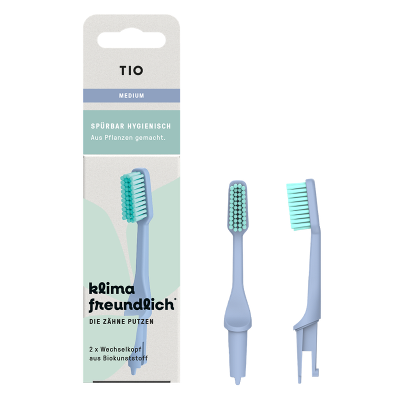 TIO GmbH Tiobrush Wechselköpfe Medium - Produktbild