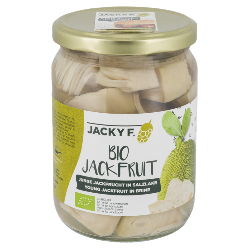 Jacky F. JACKY F. Junge Bio-Jackfruit in Salzlake 500g Glas - Produktbild