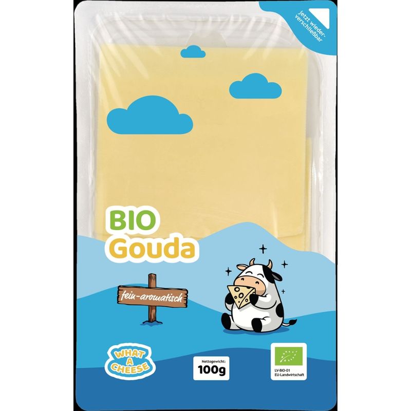 What a Cheese Bio Gouda Scheiben - Produktbild