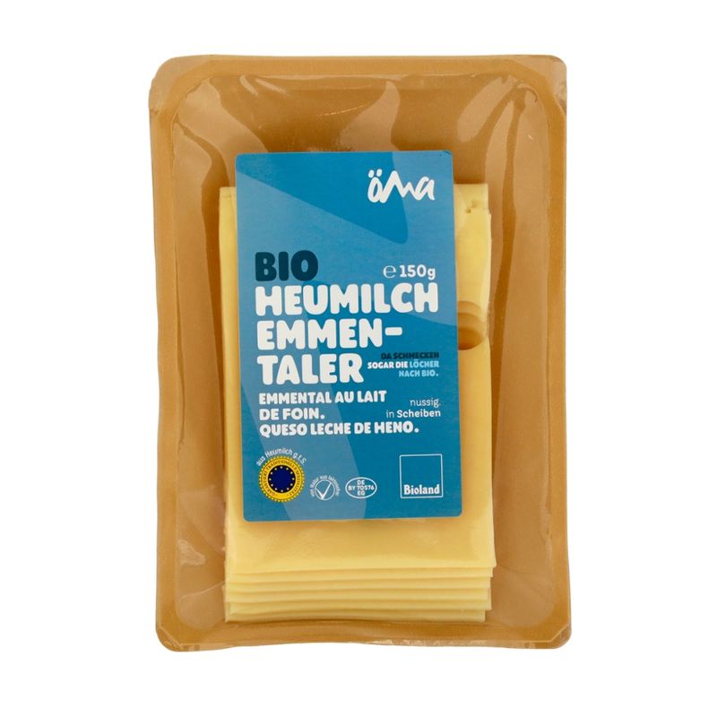 ÖMA ÖMA Heumilch Emmentaler Scheiben, Bioland - SB - Produktbild
