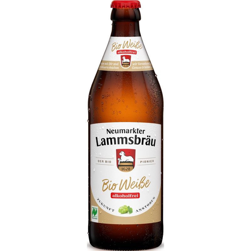 Neumarkter Lammsbräu Neumarkter Lammsbräu Bio Weiße alkoholfrei 0,5l - Produktbild