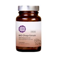 BIO Chaga (Inonotus obliquus) Extrakt, 60 Kapseln a´500mg, 30% Polysaccharide - Produktbild