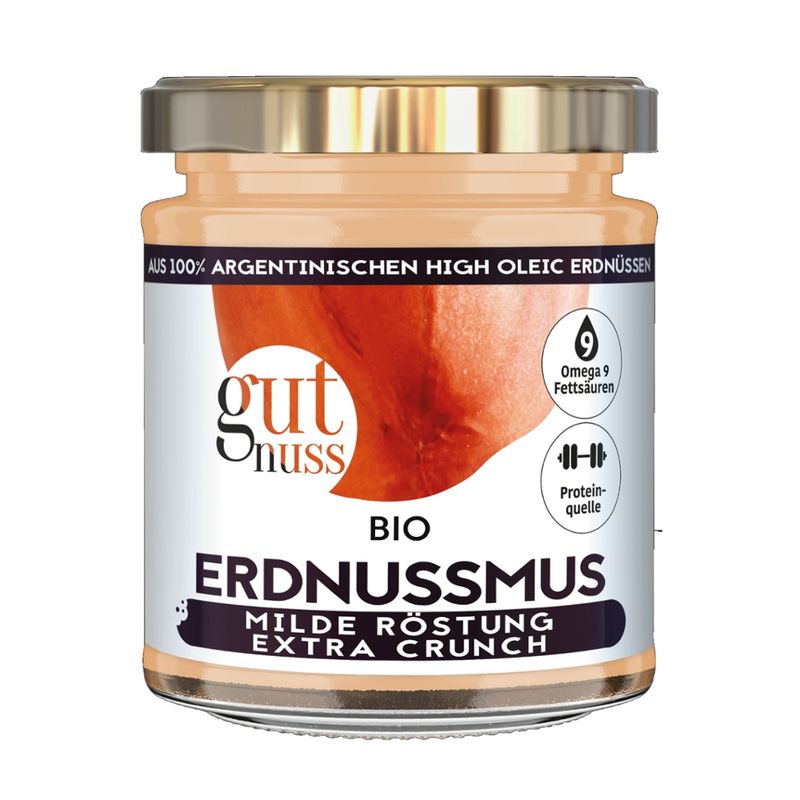 gutnuss Erdnussmus Milde Röstung Extra Crunch - Produktbild