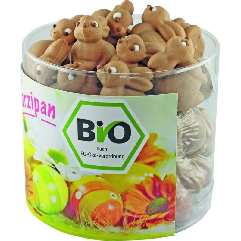 Funsch Marzipan BIO Edelmarzipan Hase in Klarsichtdose - Produktbild