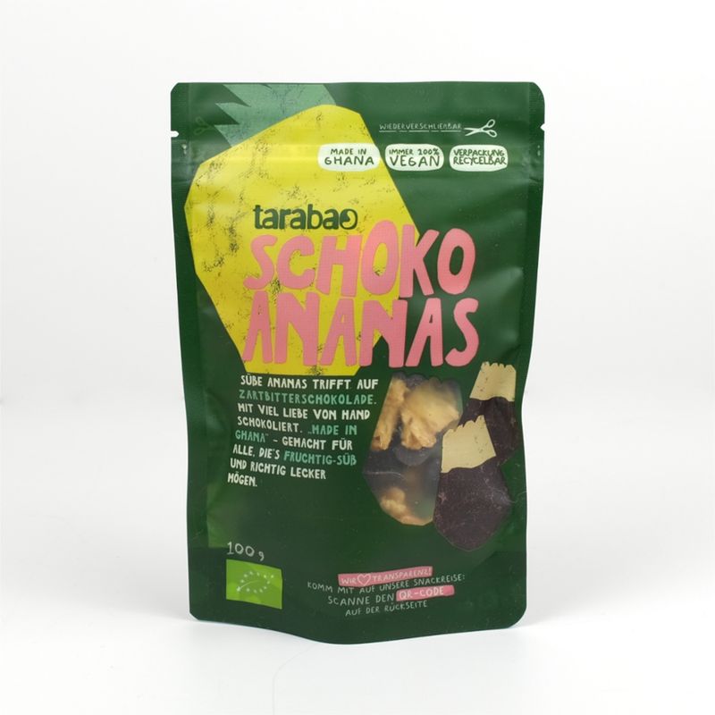 TARABAO Schoko-Ananas im 100-g-Doypack - Produktbild