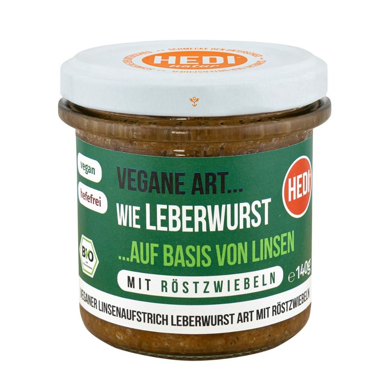 HEDI Vegane Art... Leberwurst mit Röstzwiebeln - Produktbild