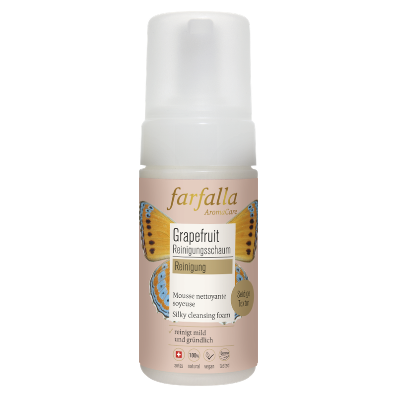 farfalla Grapefruit Reinigung, Seidiger Reinigungsschaum, 120ml - Produktbild