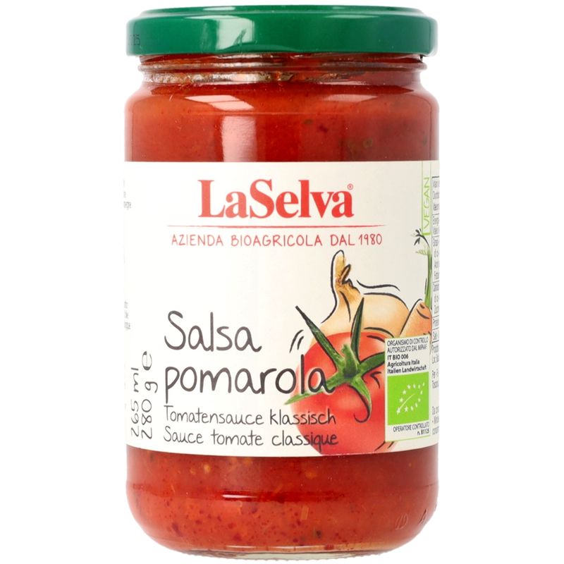 LaSelva Tomatensauce klassisch mit Gemüse - Salsa pomarola - Produktbild