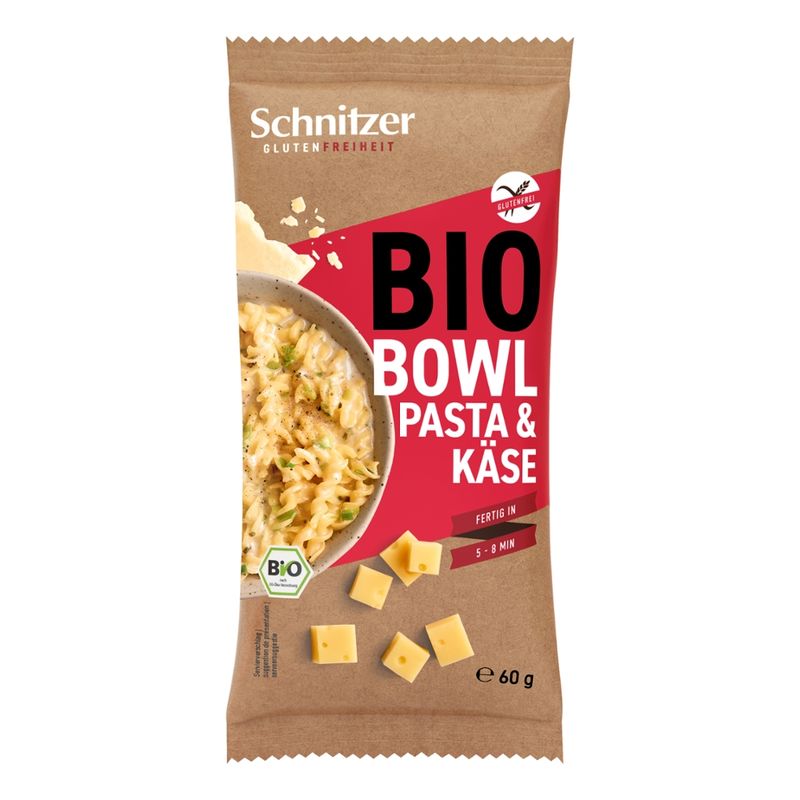 Schnitzer GLUTENFREIHEIT Bio Bowl Pasta & Käse - Produktbild