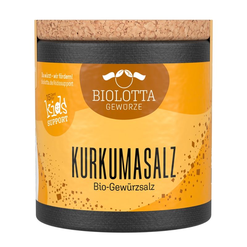 Biolotta Biolotta Korkdose Kurkuma-Salz Bio-Gewürzsalz - Produktbild