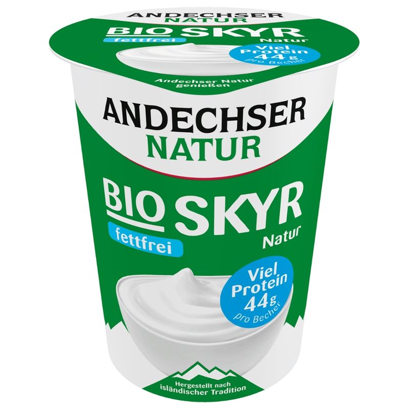 Andechser Natur Bio Skyr Natur fettfrei - Produktbild