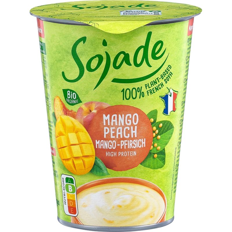 Sojade Bio Soja-Alternative zu Joghurt Mango-Pfirsich - Produktbild