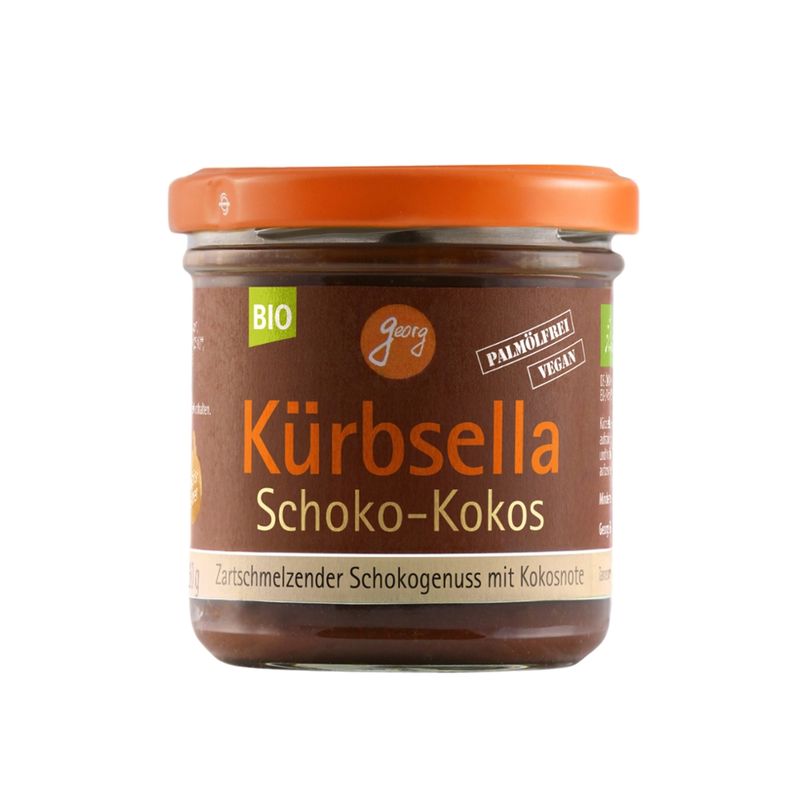 Georg Bio Kürbsella Schoko mit Kürbis und Kokos ohne Palmöl - Produktbild