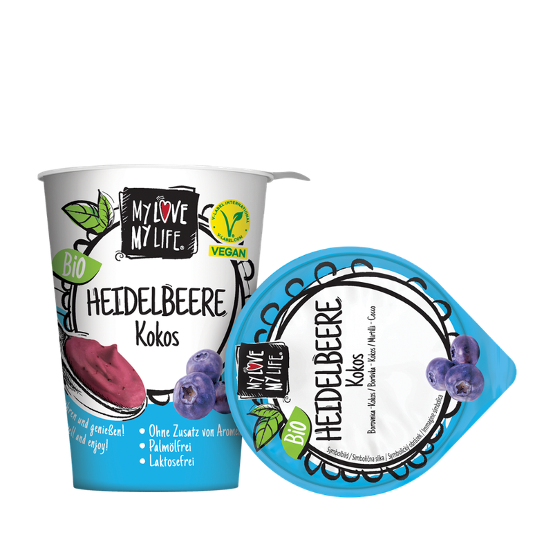 My Love My Life My Love My Life Fermentierte Bio-Kokoscreme mit Heidelbeere - Produktbild