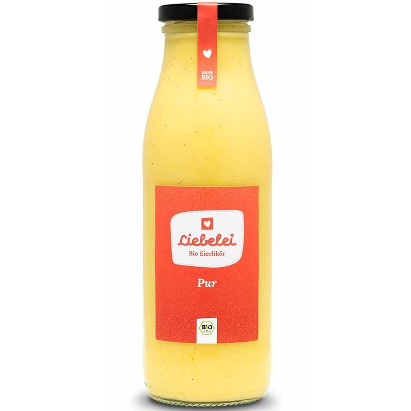 Liebelei Liköre  Liebelei Bio Eierlikör Pur - 0,5 L - Produktbild