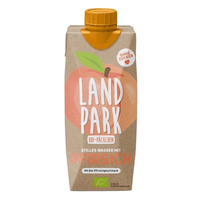 Landpark Bio-Quelle Landpark Bio-Päckchen Pfirsich 12x0,5 - Produktbild