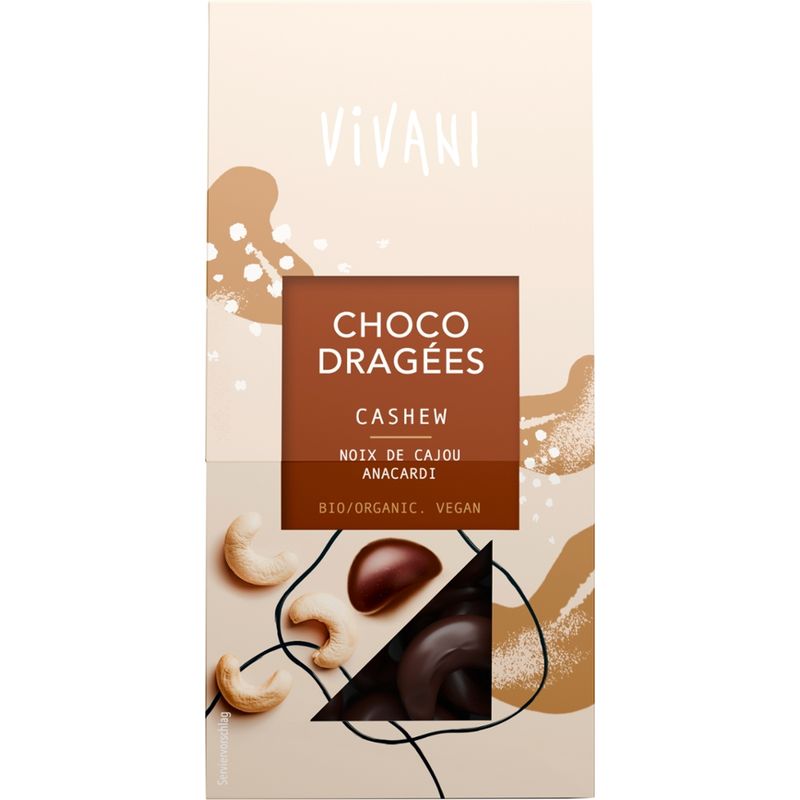 Vivani Choco Dragées Cashew - Produktbild