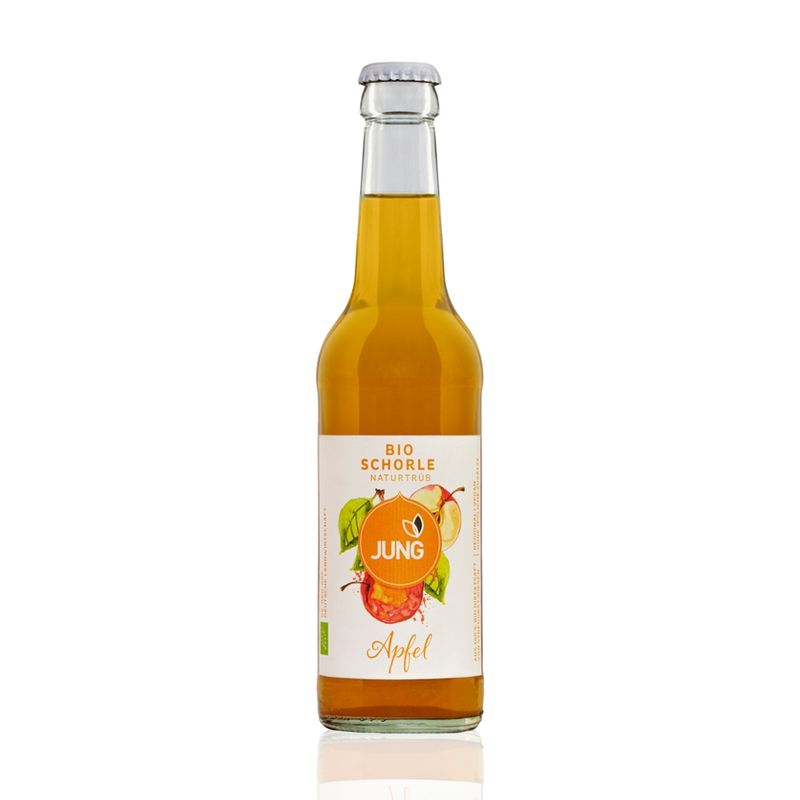 Jung Fruchtsäfte Jung Bio Apfel-Schorle aus dem Schwarzwald - Produktbild