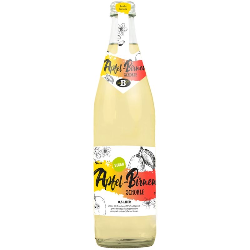 König Otto-Sprudel Bio Life Bio-Apfel-Birnen-Schorle - Produktbild