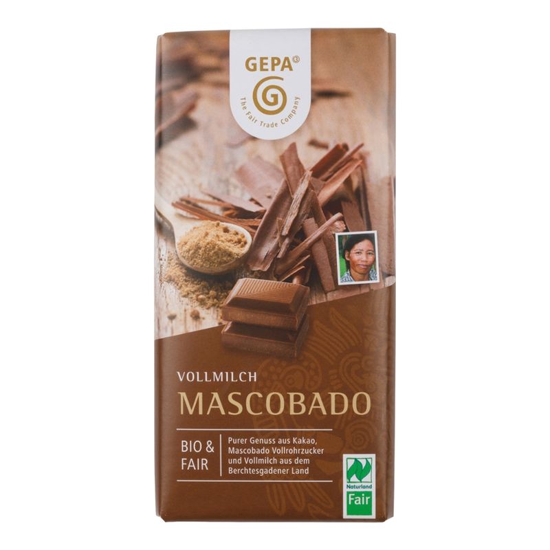 GEPA - The Fair Trade Company Vollmilch Mascobado - Produktbild