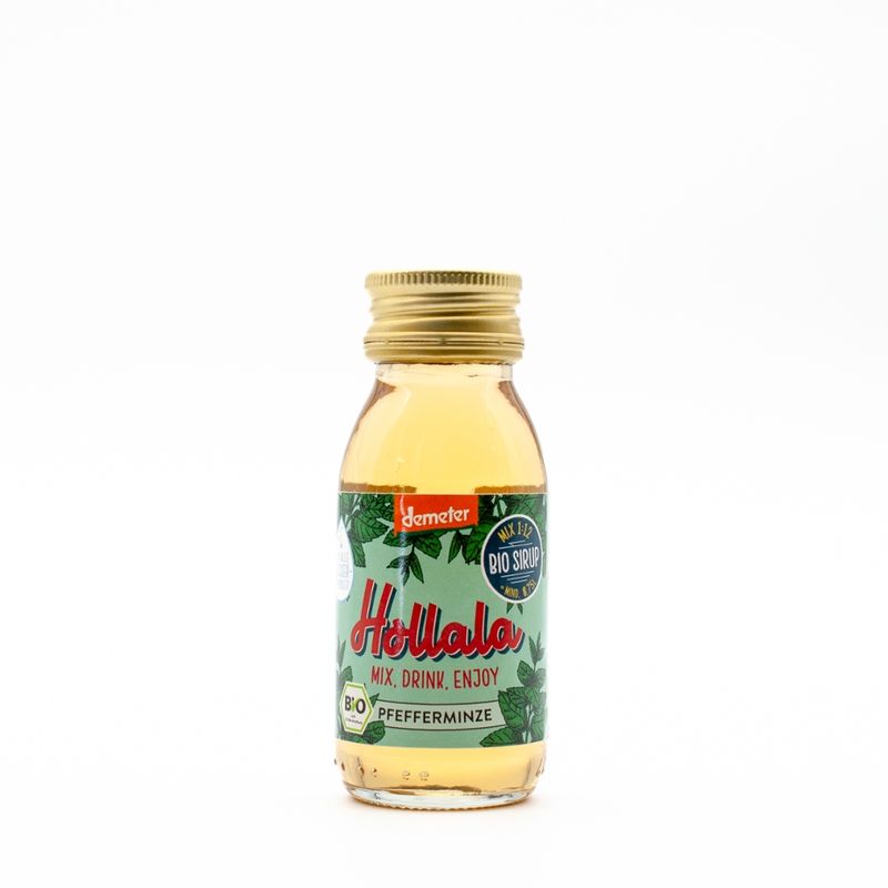 Hollala Bio (Demeter) Sirup Pfefferminze 60ml - Produktbild