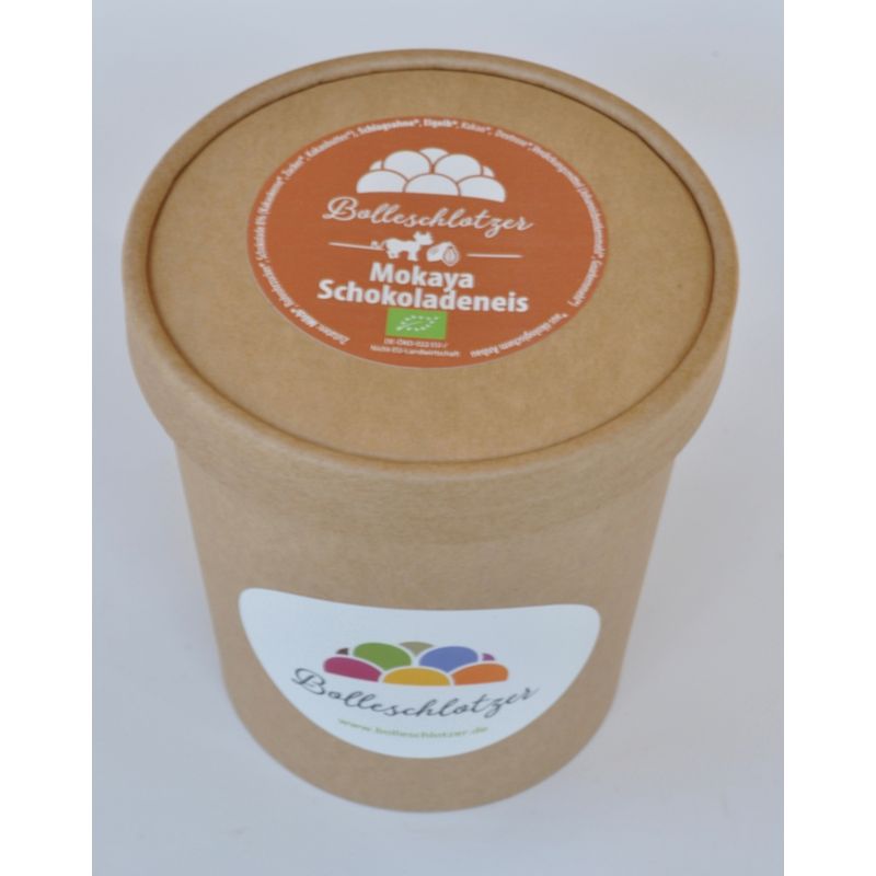Bolleschlotzer Grand Cru Schokolade Bio-Eis 425 ml Becher - Produktbild