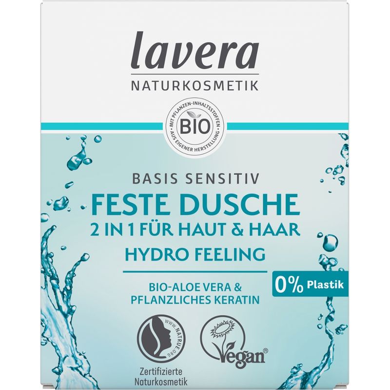 lavera Feste Dusche 2 in 1 basis sensitiv Hydro Feeling - Produktbild
