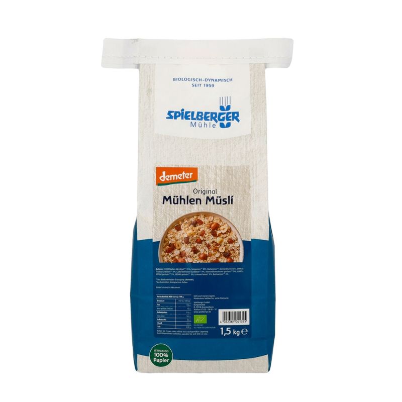 Spielberger Mühle Original Mühlen Müsli, demeter – für Familien & Vorrat - Produktbild