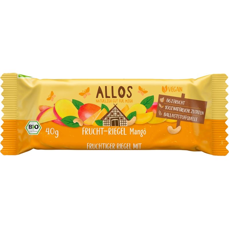 Allos Frucht-Riegel Mango - Produktbild