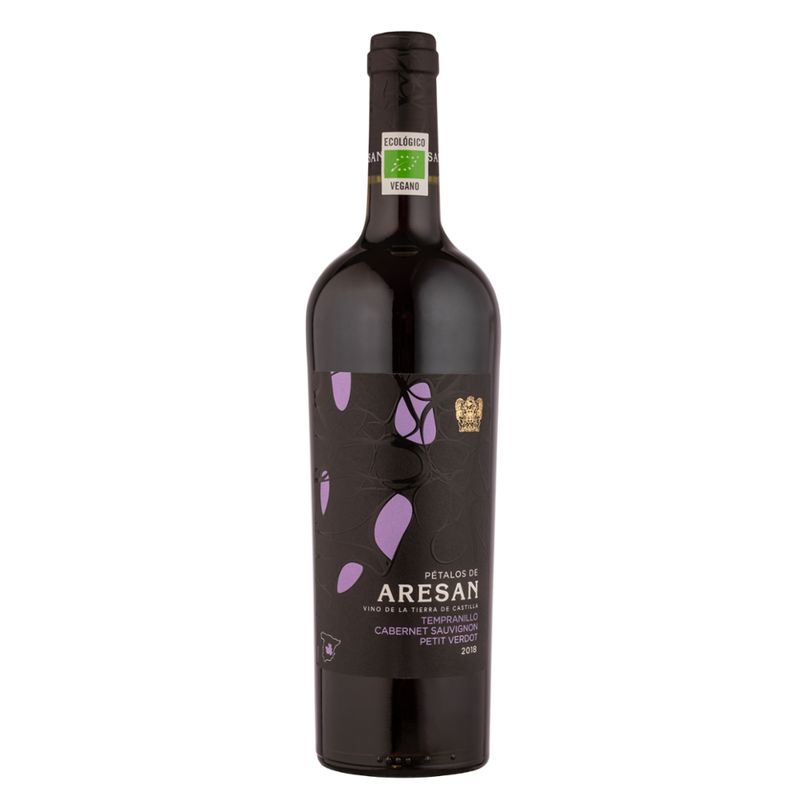 CASTILLO DE ARESAN PETALOS  PETALOS DE ARESAN TEMPRANILLO / CABERNET SAUVIGNON / PETIT VEDOT BIO VEGAN - Produktbild