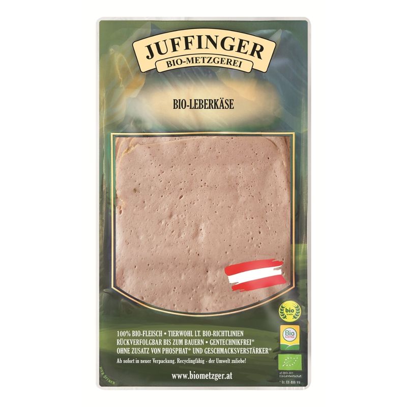 Juffinger Bio-Metzgerei BIO-Backofenleberkäse - Produktbild