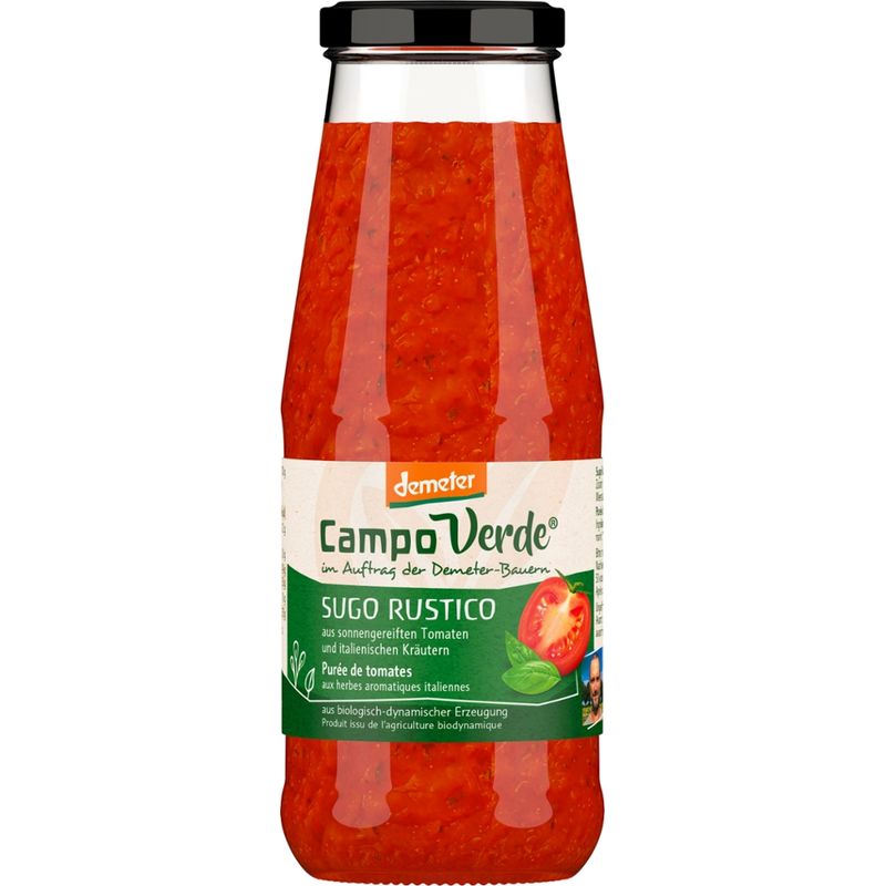 Campo Verde demeter SUGO RUSTICO 410g - Produktbild