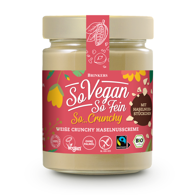 So Vegan So Fein So Vegan So Fein Weiße Crunchy Haselnuss Creme 270g - Produktbild
