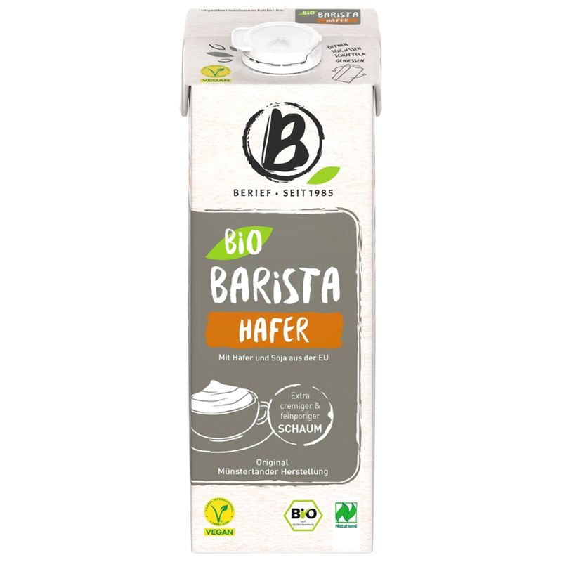 Berief  Berief Bio Hafer Drink Barista - Produktbild