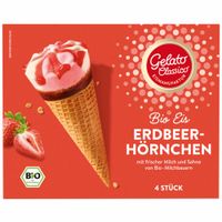 Bio Eis Erdbeerhörnchen - Produktbild