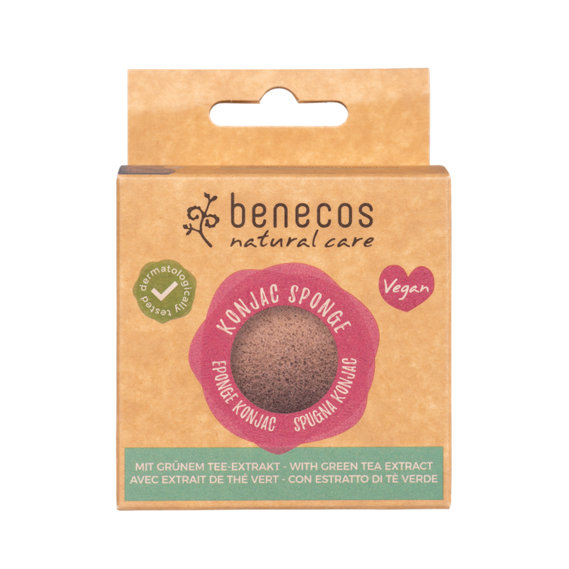 benecos benecos Natural Konjac Sponge green tea - Produktbild
