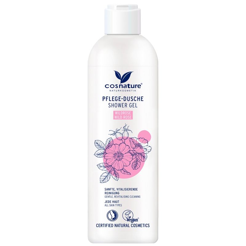 Cosnature  Pflege-Dusche Wildrose 250 ml - Produktbild