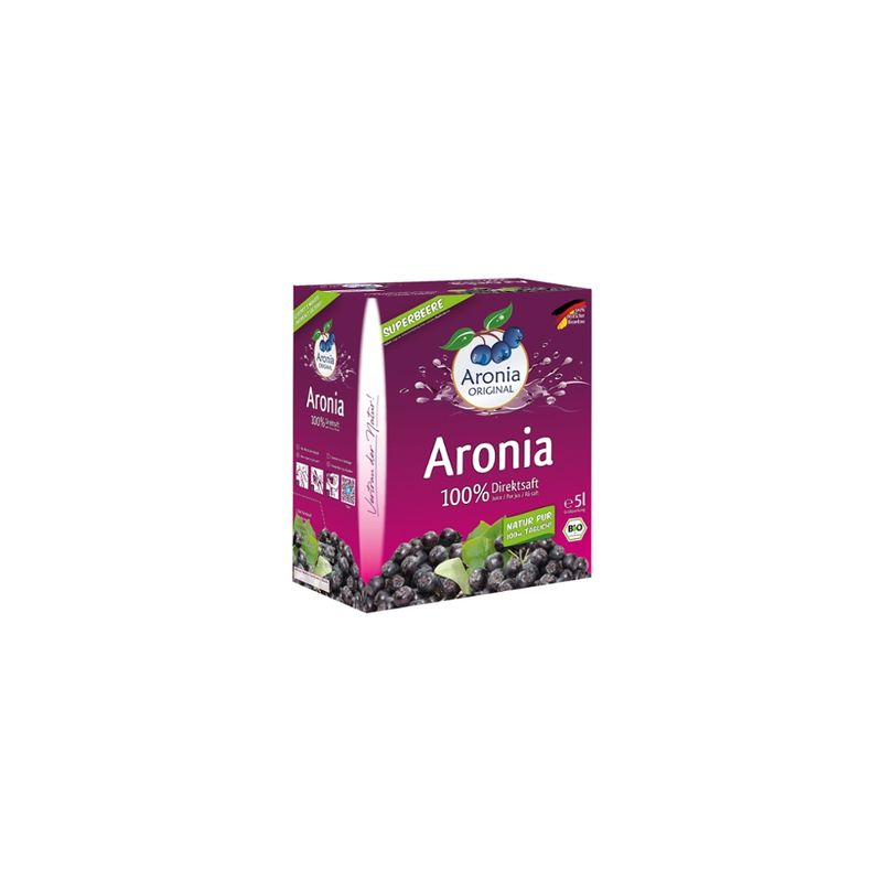 Aronia ORIGINAL Bio Aronia 100% Direktsaft 5l - Produktbild