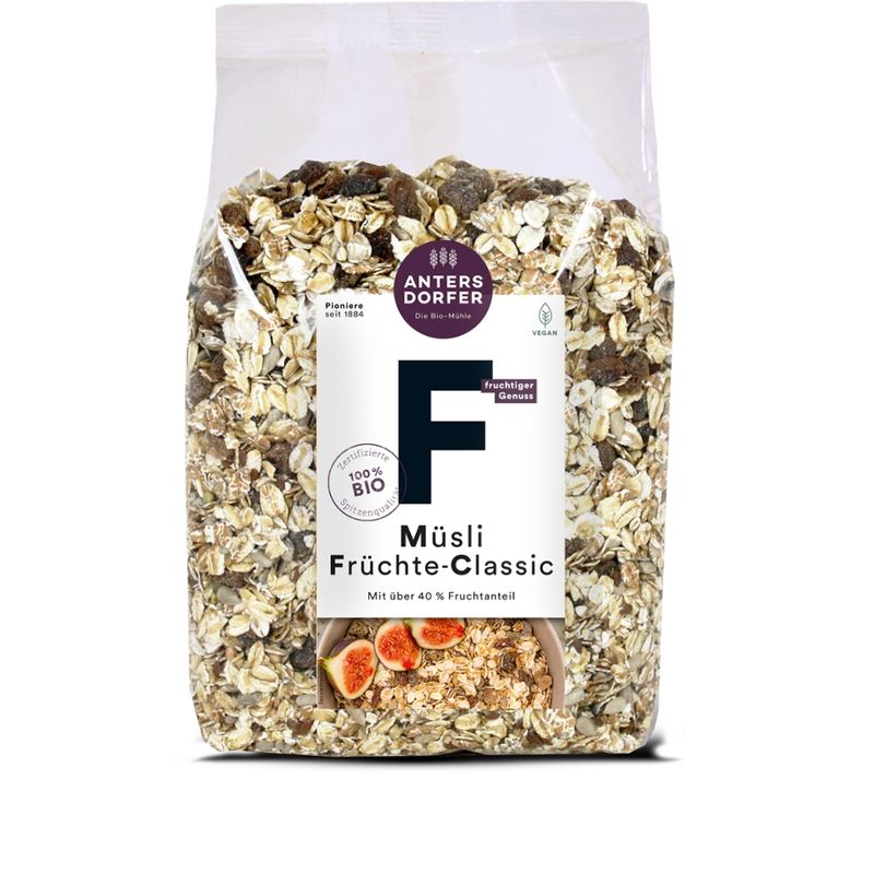 Antersdorfer - Die Bio-Mühle Bio Müsli Früchte Classic - Produktbild
