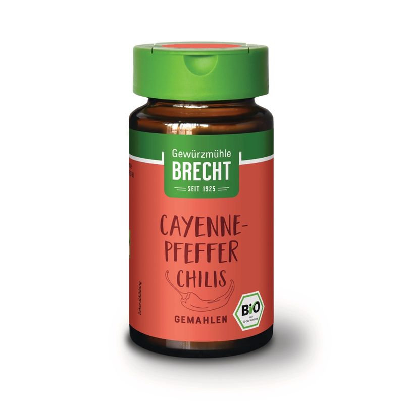 Gewürzmühle Brecht Cayennepfeffer gemahlen - Glas - Produktbild