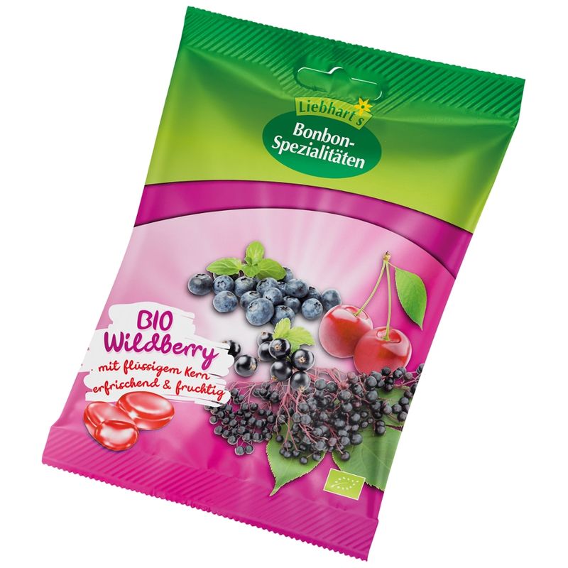 Liebhart's Gesundkost  Bio Bonbon Wildberry - Produktbild